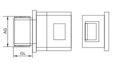 Nylon PA66 Pg11 Quick Connector for Flexible Corrugated Pipe Ad15.8mm Pg11-Ad15.8