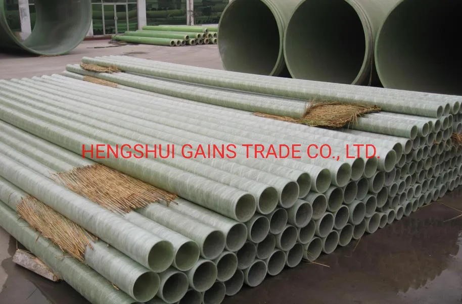 GRP FRP Desulfurization Pipes Fgd Tubes for Coal-Fired Power Plant
