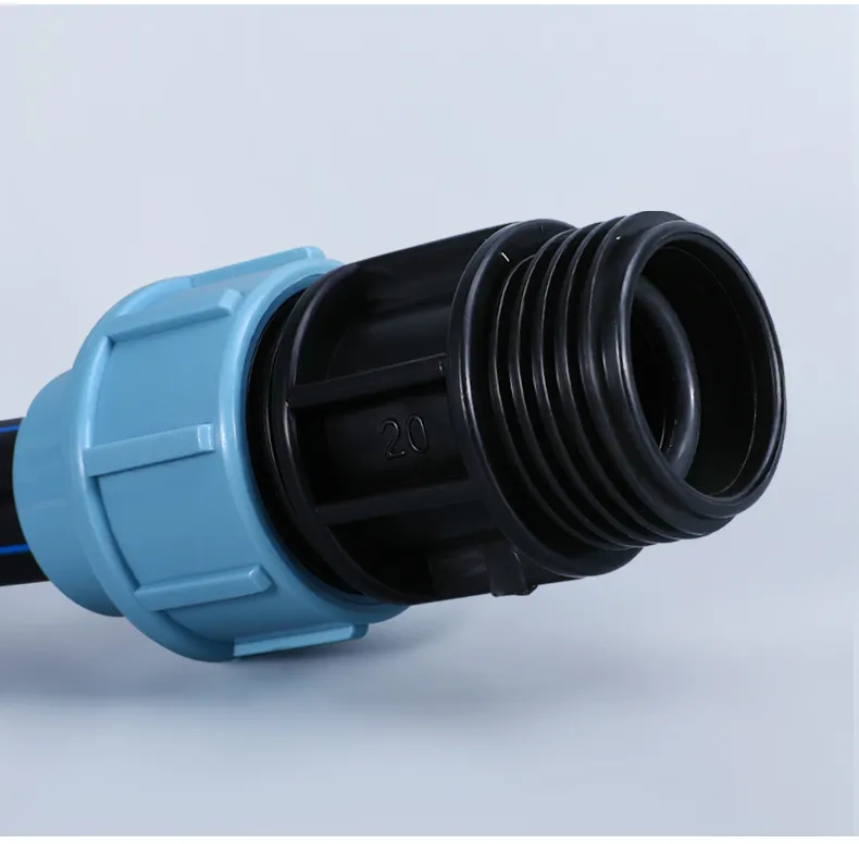 Heavy-Duty 1" PE Pipe Lock Fittings for Farm and Industrial Applications