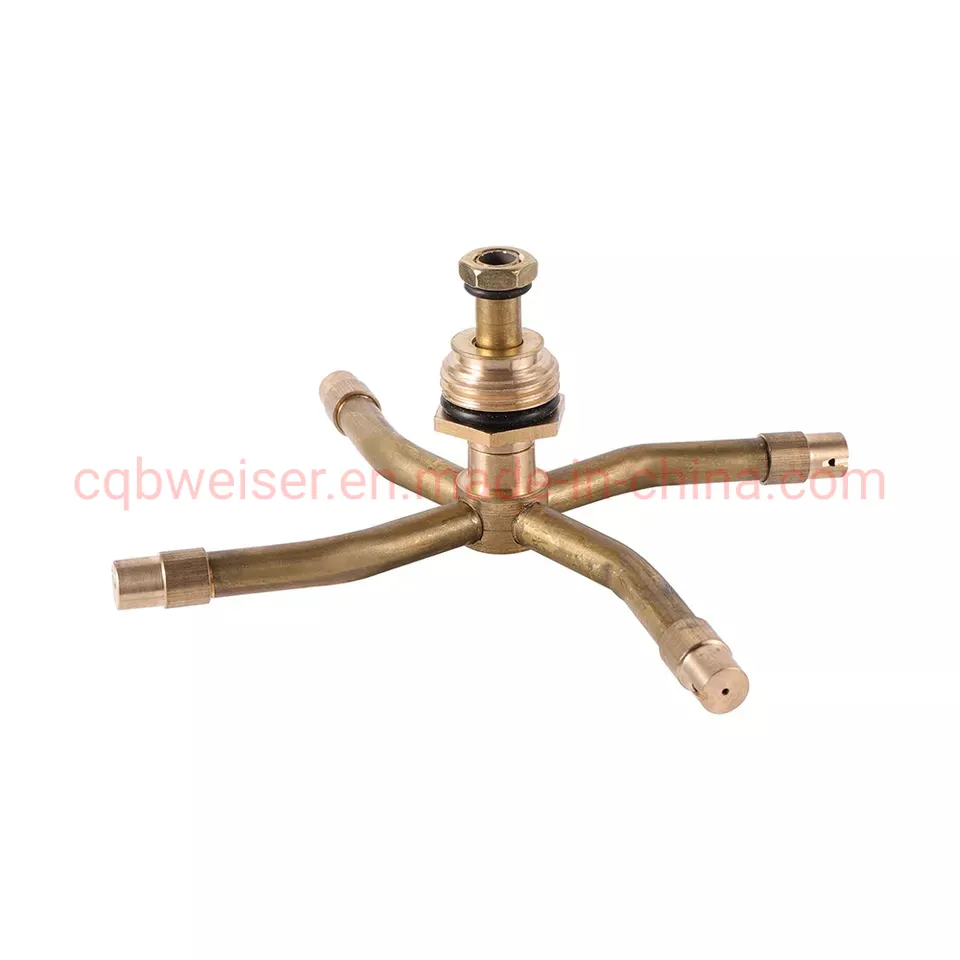 360degree Brass 2/3/4 Arms Nozzle Rotary Irrigation Vortex Rotating Sprinkler