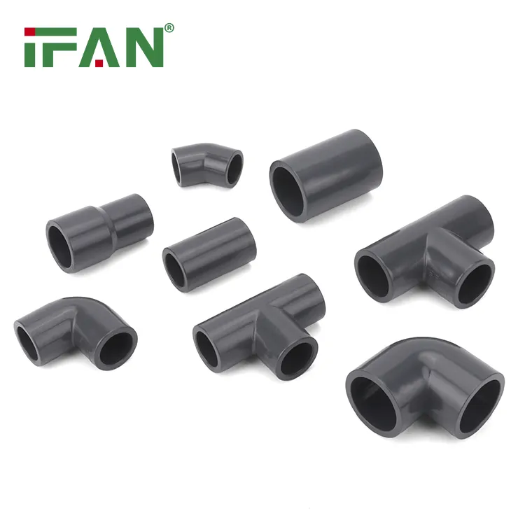 Ifan High Standard ASTM D1785 Sch80 UPVC Fitting High Pressure Plumbing PVC Fittings 1/2"-4&quo