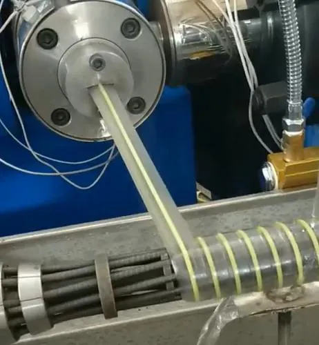 Manufacturer Customized PVC Plastic Reinforcement Spiral Pipe, Corrugated Pipe, Threaded Corrugated Pipe.