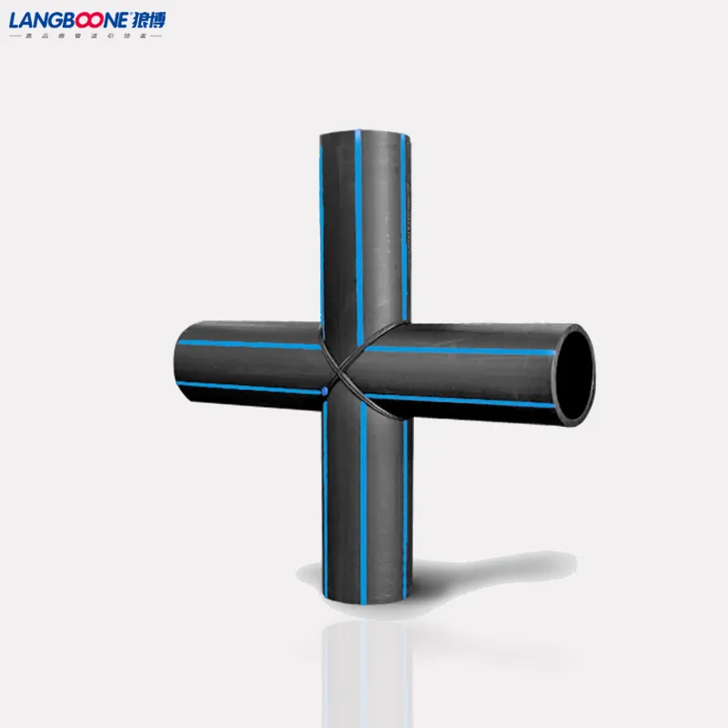 Customize PE80/100 HDPE Fabricated Tee Fittings Pn20 Pipe Segment Welded Bend Fitting