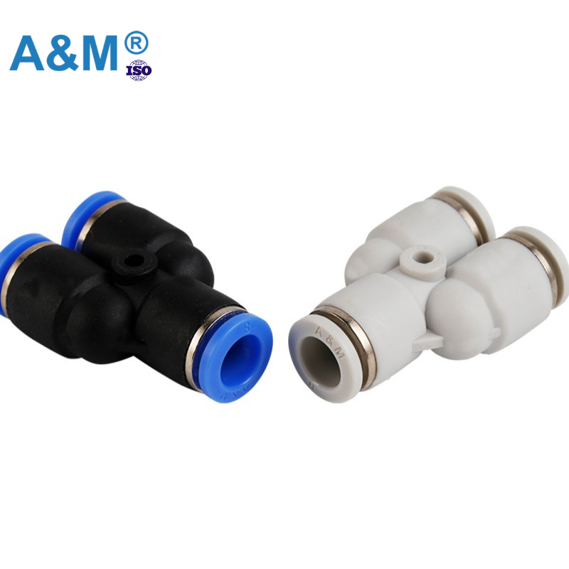 Air Hose Connector One-Touch Fitting Reduce Union W Pneumatic Hose and Fittings