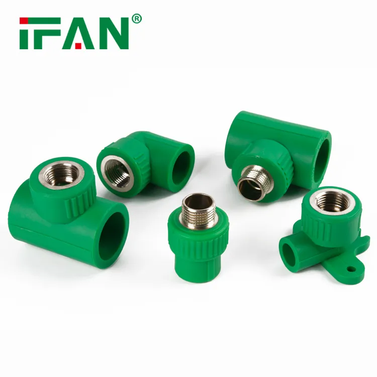 Ifan Free Sample PPR Fittings All Size Female Male Brass PPR Fitting
