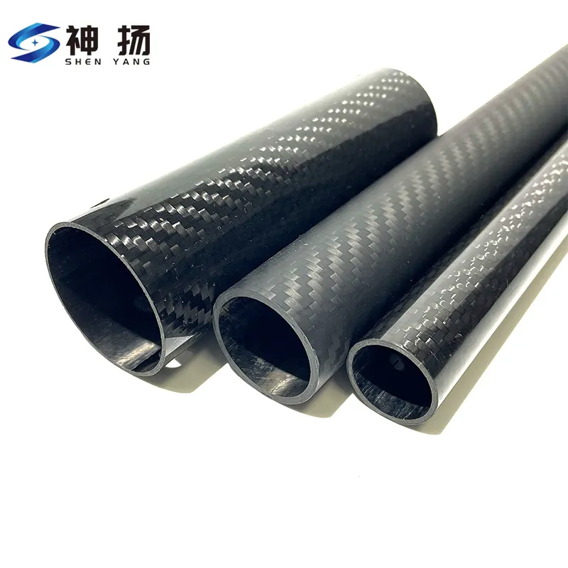 Factory Price Carbon Fiber Tubes After Precise Cutting Processing Twill/Plain/Glossy/Matte Round/Squ