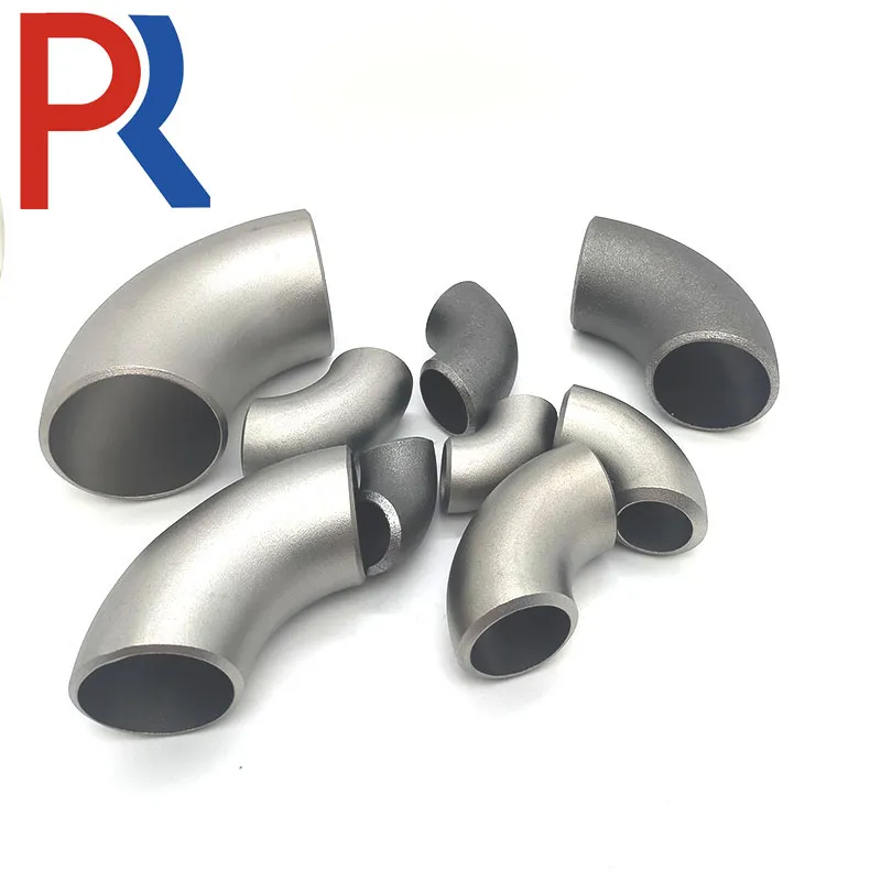 Factory Supply Sch 40 Steel Pipe Butt Weld Fitting Ss Long Radius 45 90 Degree Elbow