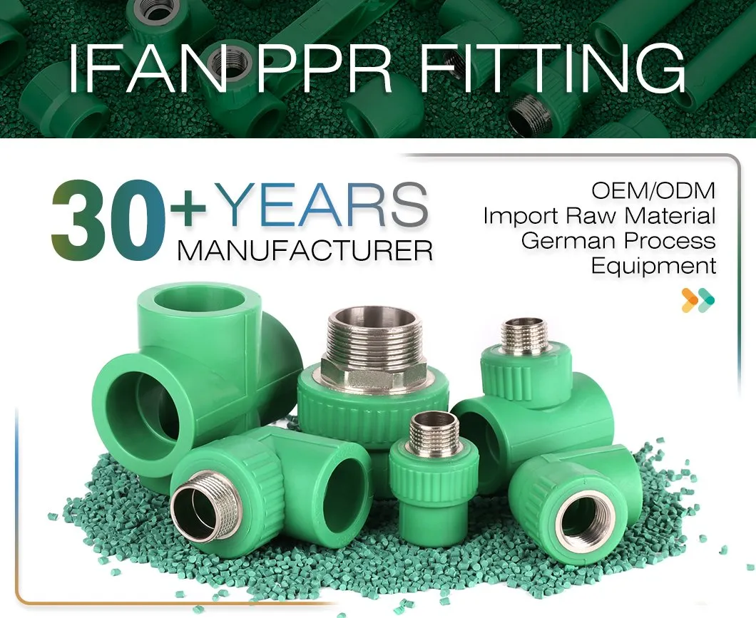 Ifan Water Tube Elbow ISO 15874 PPR Pipe Fitting