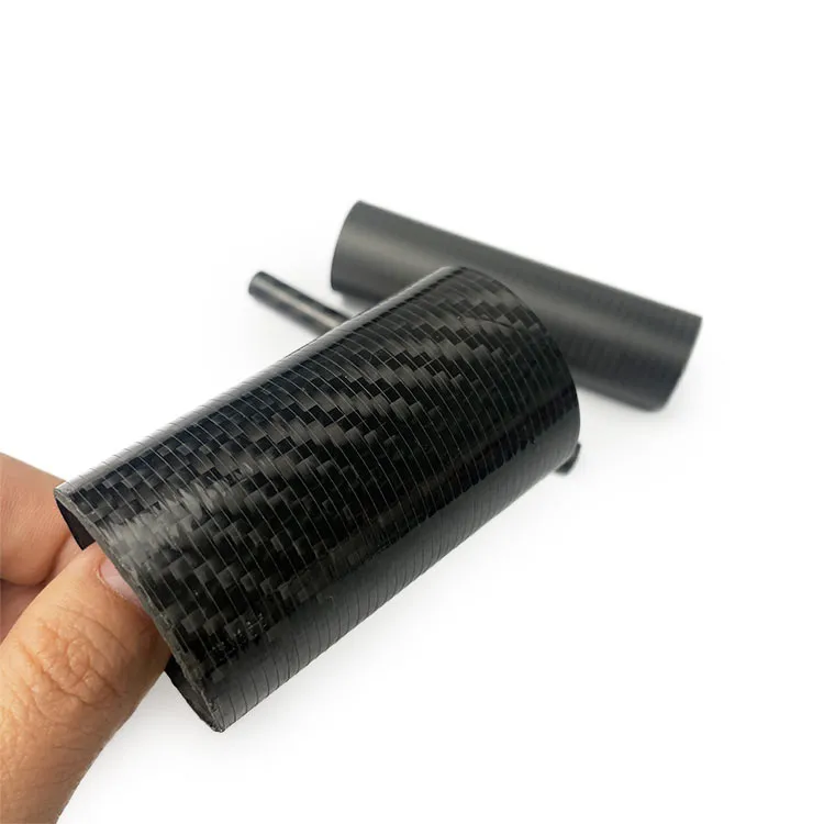 High Density Large Diameter Carbon Fiber Tube Composite Lightweight Professional Carbon Fiber Tube
