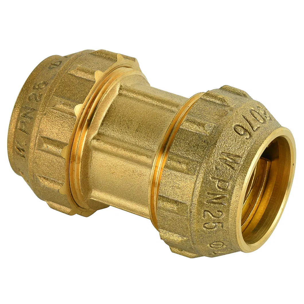 Brass Compression Fitting for PE Pipe Male Coupling