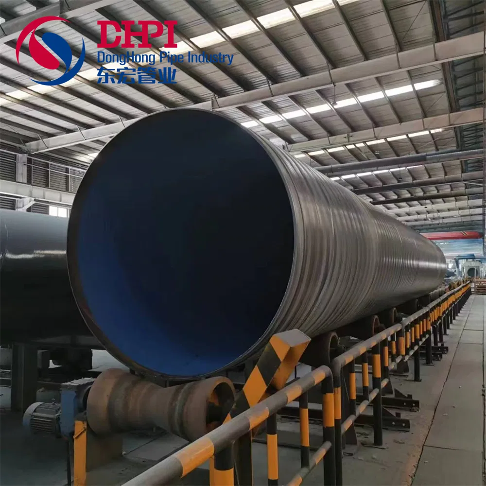Factory Price API5l Carbon Steel Welded Pipe with 3PE/3lpe/Tpep Coating for Petroleum Pipeline Secur