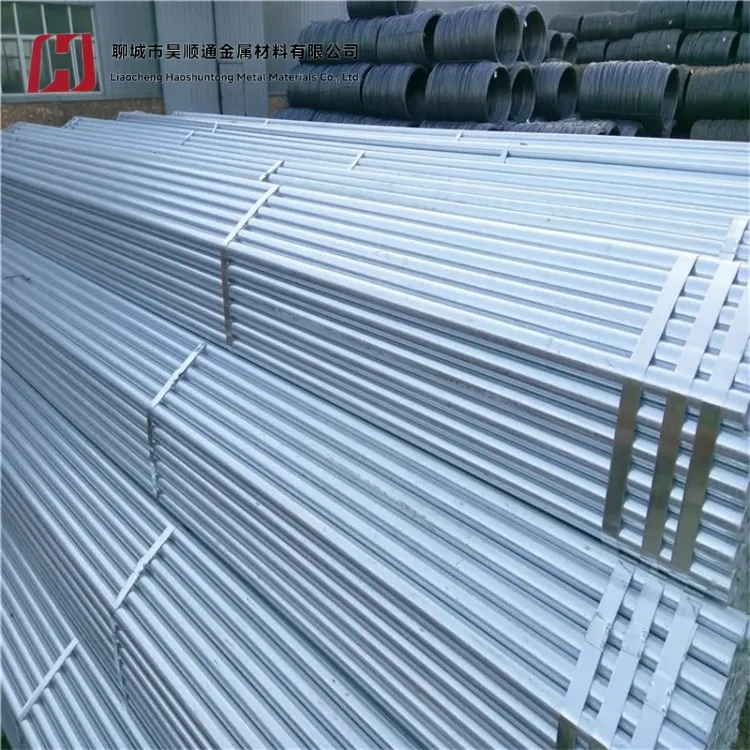 Hot-Dipped Galvanized Steel Pipe ASTM A53 Gr. B Sch40 6m Length for Oil Drill Pipelines Bending/Cutt