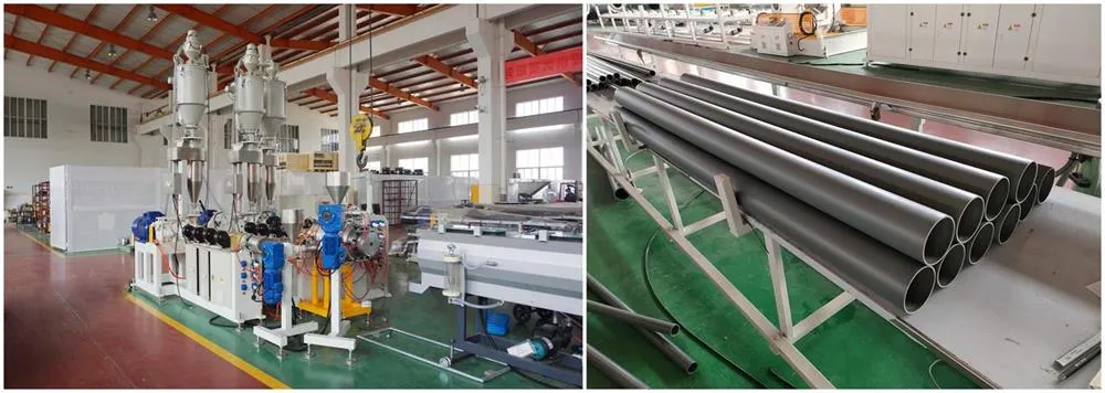 3 Layer Soundproof Drainage Pipe Making Machine / PP Silent Drainage Pipe Production Machine