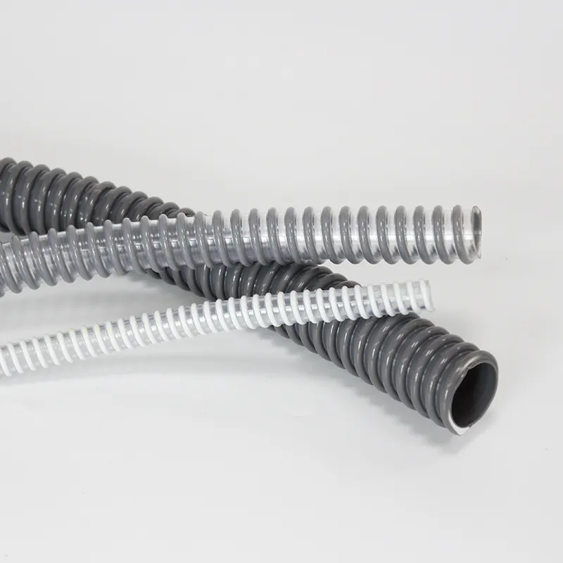 Flexible PVC Spiral Wire Corrugated Conduit Pipe for Enhanced Cable Protection