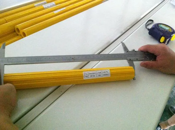 Cooling Tower FRP Pipe Fiberglass Tube FRP Pultruded Profile