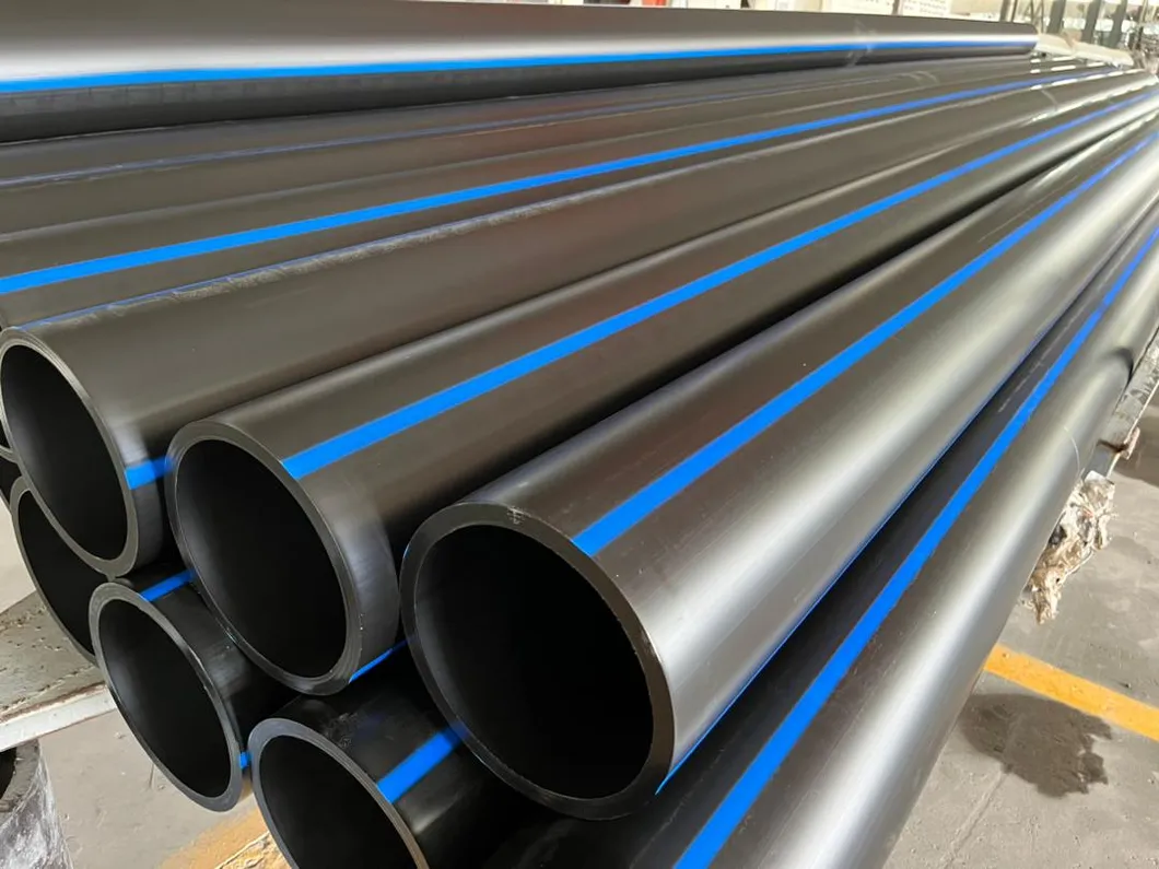 Wholesale DN20-DN1200 PE100 HDPE Pipe for Water Supply Irrigation Drainage