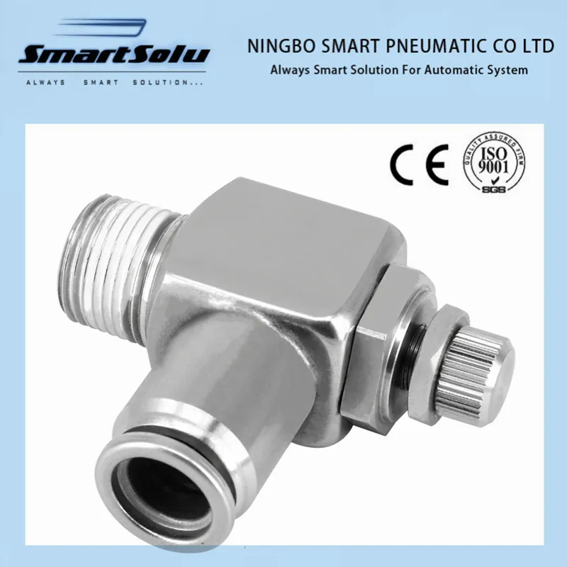 Pm Stainless Steel Bulkhead Union Air Hose Pipe Connector for Nylon Tube