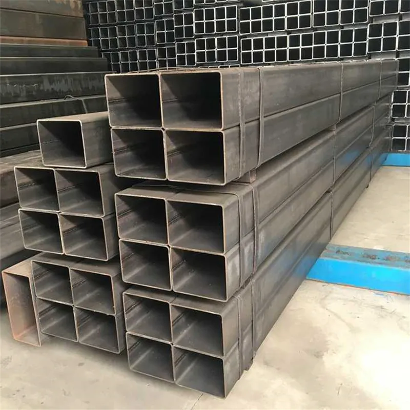 Q195 Q235 Q355 Scrap Carbon Steel Pipe Black Carbon Fiber Square Pipes ERW Steel Hollow Section Tube