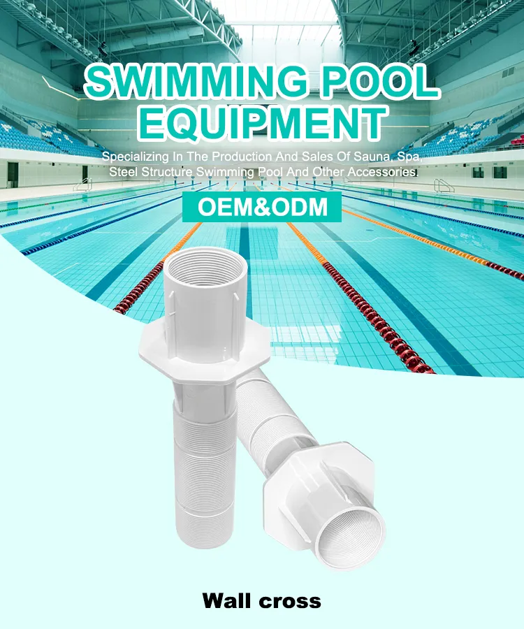 Swimming Pool Pipe Fitting Accessories PVC Wall Conduit Connector
