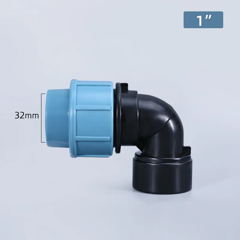 Durable 1" PE Pipe Lock Fittings for Farm and Garden Applications