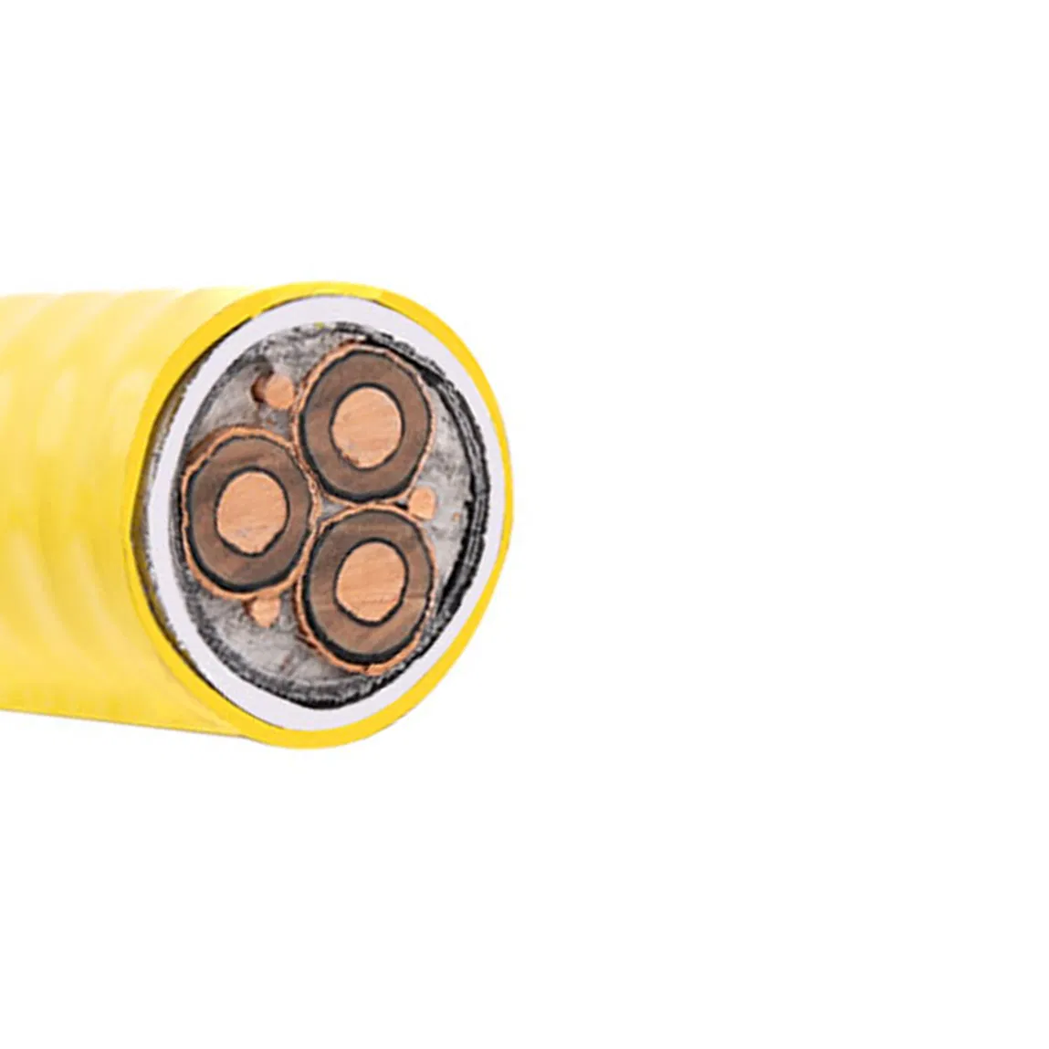 600V 95mm² 4-Core 4X6 AWG + 2X8AWG Copper Core XLPE Inner Sheath Armored PVC Sheath Mc Interlock Pow