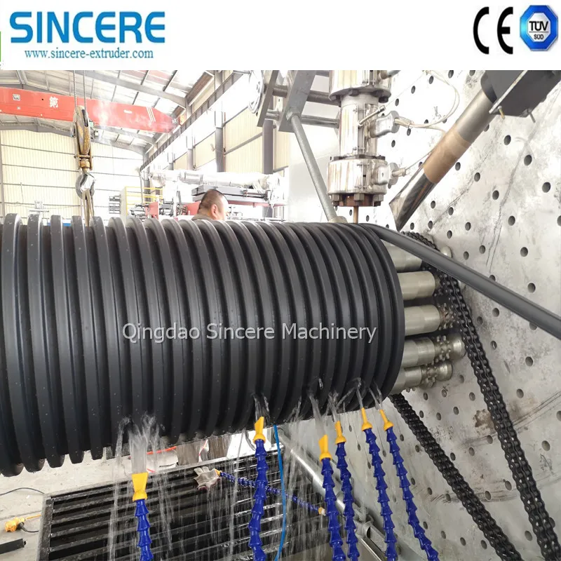 HDPE Spiral Hollow Wall Winding Pipe Extruder/Machine/Euipment/Manufacturing