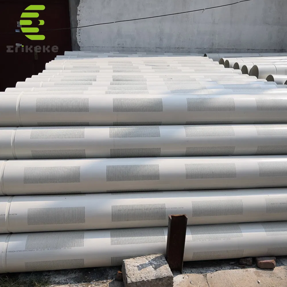 Customized Complete Size Threaded PVC Pipe for Deep Well Submersible Pump Porous Plastic UPVC Water 