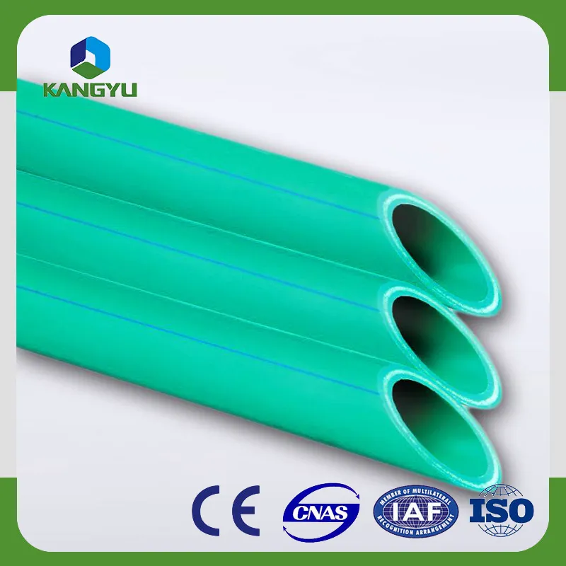 Factory Wholesale Irrigation PPR Water Pipe Pn20 Green Color Pure PPR Pipe