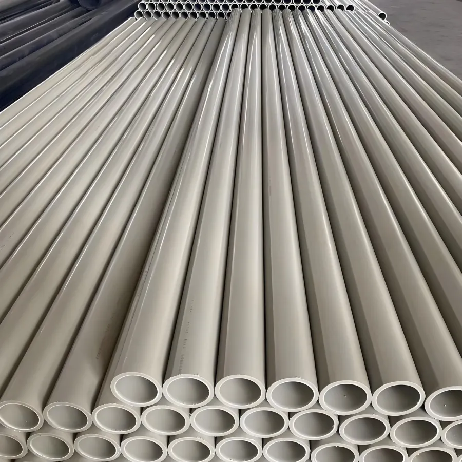 ANSI DN50 DN20 2 Inch 10mm 20mm 30mm Thickness Pn16 Plastic Pph Fittings Pipe