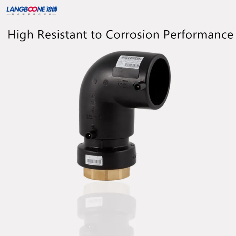 90 Degree HDPE Electrfusion Socket Fusion Bend Coupler PVC Plastic Pipe Fitting