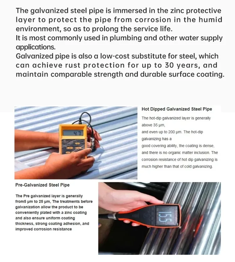 Seamless Galvanized Steel Pipe 1000-6000mm Length JIS Certified Galvanized Steel Tube for Cutting and Bending Sheets