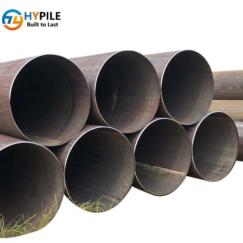 Hypile En10210 S355K2 ERW Steel Pipe Deep Foundationharbor Construction