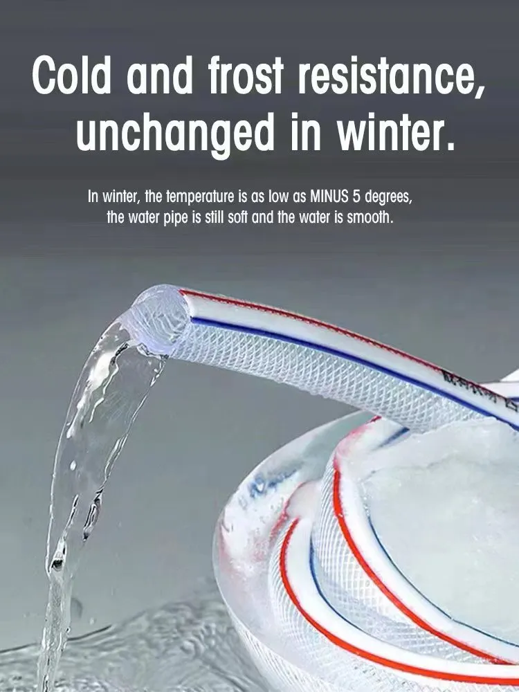 High Pressure Flexible Air Hose 8.5*14mm 200bar Agriculture Chemical Spraying Weaved PVC Spray Hose Pipe