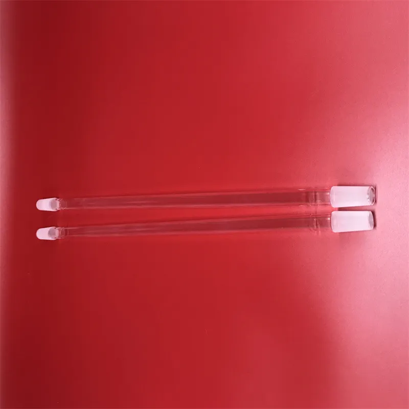 Heat Resistance Standard Ends Clear Fused Silica Quartz Glass Pipe