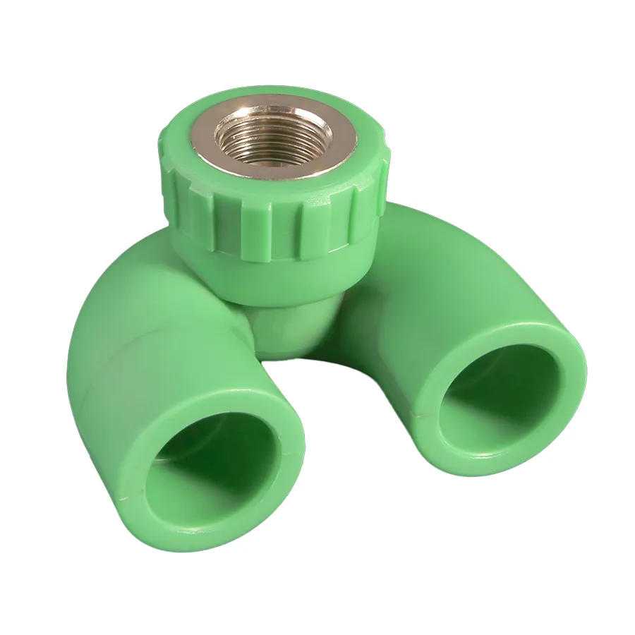 Green Color PPR Pipe Fittings for Water Plumbing