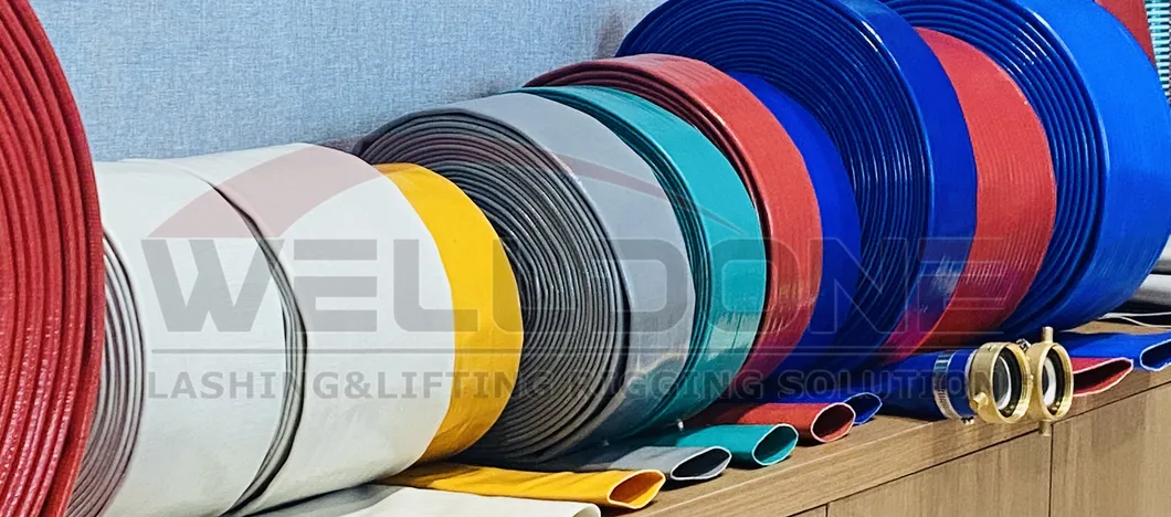 High Pressure Flexible PVC Lay Flat Hose Layflat Water Discharge Pipe for Agriculture Irrigation