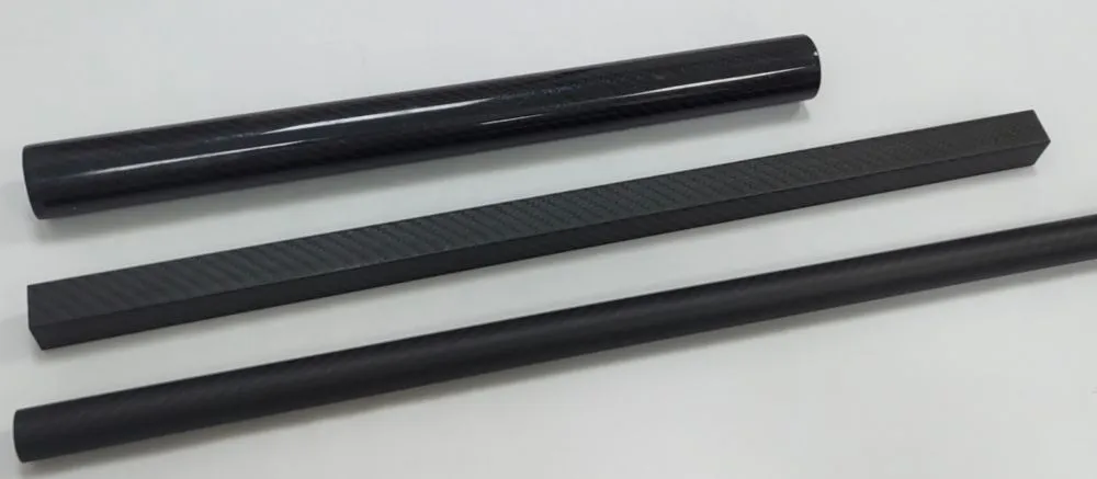 Customized Matt Finish 3K Carbon Fiber Round Square Tube From Chinese Factory