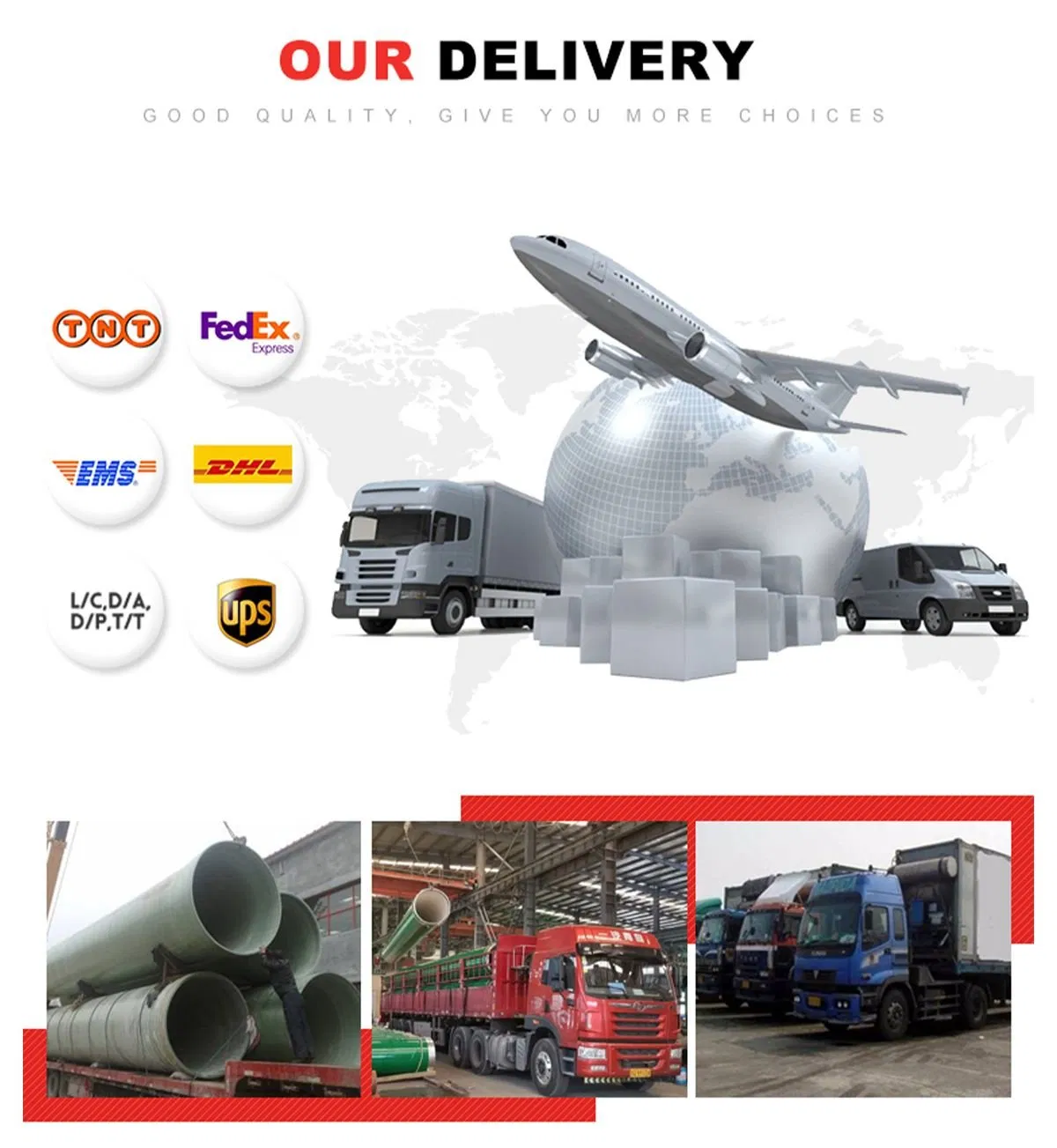 Ductile Iron Pipe 600-800mm Diameter Ductile Iron Pipes