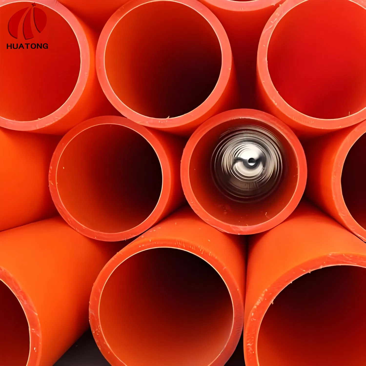 Buried Orange Mpp Pipe Plastic Electrical Conduit Pipe Corrugated Pipe for Municipal Power Grid