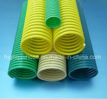 Flexible Corrugated Spiral PVC Suction Pipe for Conveying Water