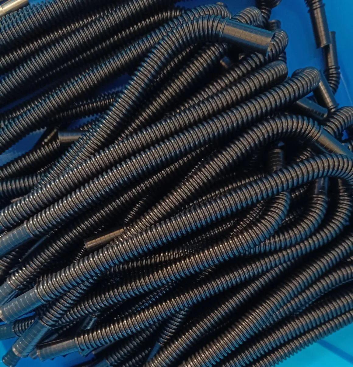 Corrugated Pipe Electrical Wire Protection Flexible Plastic Conduit Options in PP, PE, PVC, and Nylo