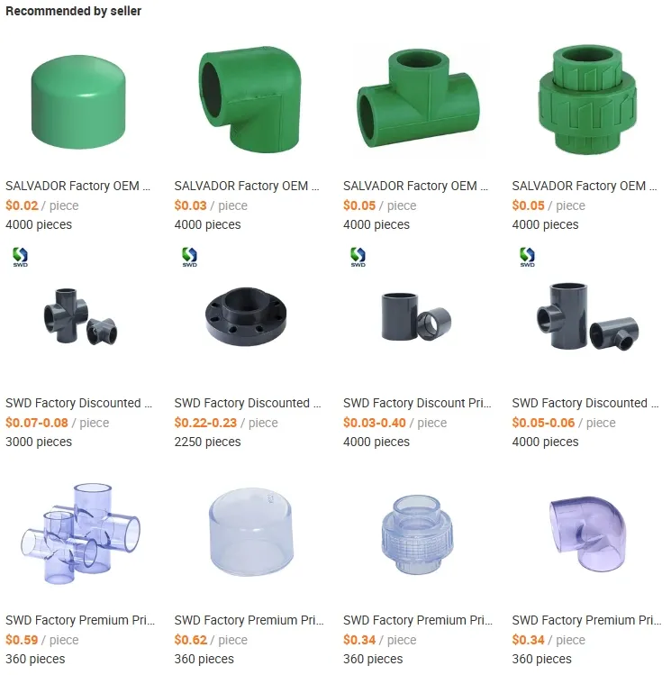 Swd Triple Connection Fitting for PPR Pipe 45° Elbow Fitting