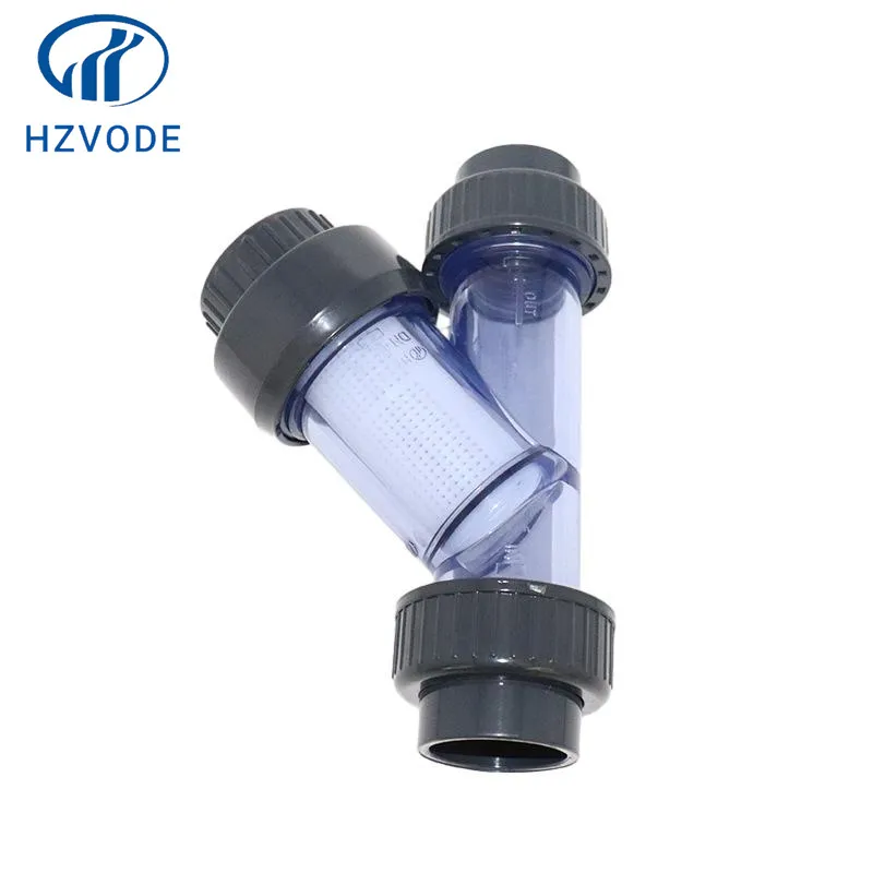 Transparent Filter Y-Type with DIN Standard in Pressure 1.6MPa for Water Treatment Pipe System