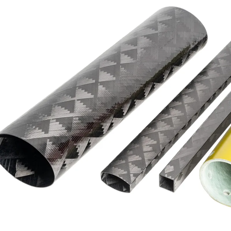 OEM Customized Carbon Fiber Tubes with High Standard and High Precision Winding Process