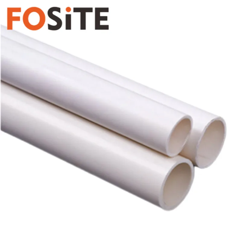 PVC Pipes Suitable for Fluid Transportation, Water Supply, Drainage, Chemical Industry