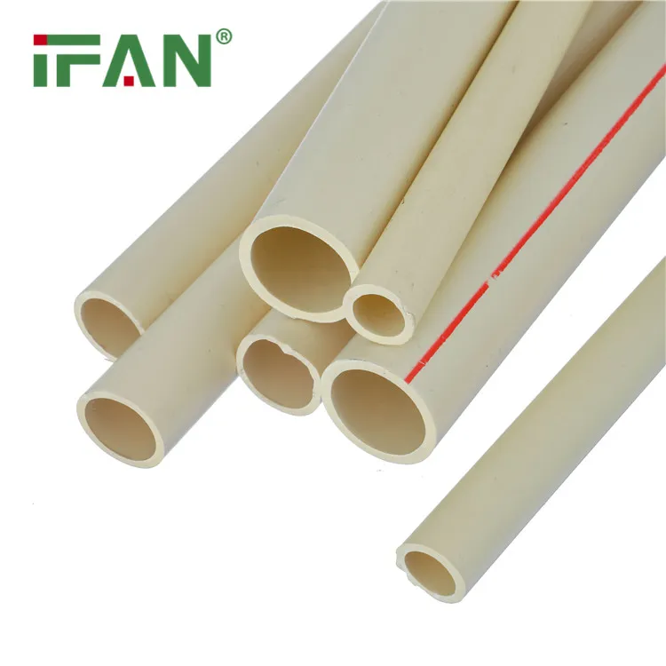 Ifan Hot Selling 1/2" - 1" Plastic Water Pipe Manufacturer PVC Piping Price List CPVC Pipe