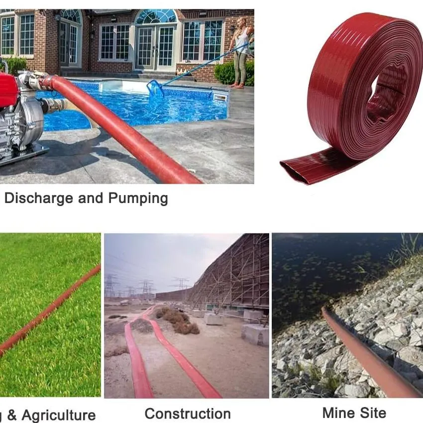 32mm Heavy Duty PVC Lay Flat Water Discharge Irrigation Pump Hose Pipe