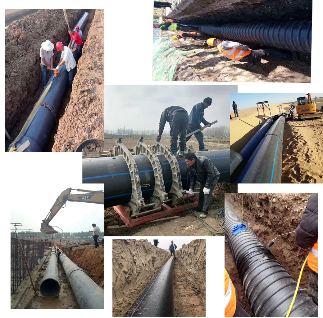 Underground Tele Communication HDPE 25mm Duct Conduit Optical Fiber Cable Pipe
