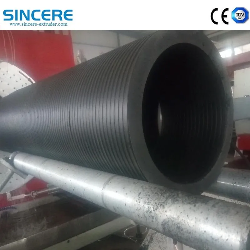 HDPE Hollow Structure Wall Spiral Winding Pipe Production Line