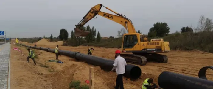 Conductive HDPE Pipe with Copper-Coated Steel Wire Reinforcement for Coal Mine Explosive Atmospheres, Anti-Static Pressure-Resistant Mining Pipeline DN20-1600